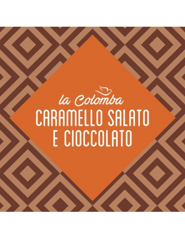 Colomba caramello salato e cioccolato